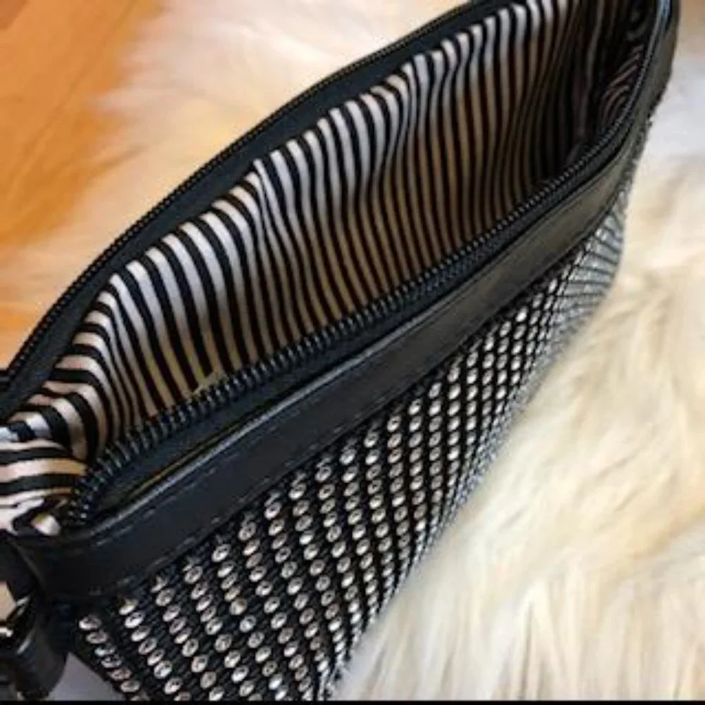 Sasha New York Rhinestone Detail Wristlet